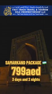 Explore the beauty of Samarkand, Uzbekistan 🇺🇿 | Fast Track Travel and Tourism