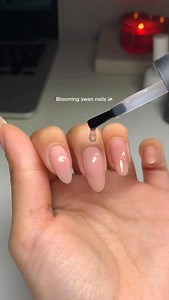 461K views · 8.6K reactions | Something soft n romantic :’) 廉 using @gelcare.official blooming gel, french alps, patent leather black, orange leather (link in bio, code GLOSSYTIPPED to save)* _____ *affiliate #bloominggelnails #nailart #nailhacks #gelnails #valentinesnails | Glossytipped | Facebook