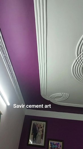 13K views · 200 reactions | Cement flower design for colour #popdesign #counsitlite #newdesigns #ceiling #mordendesign #newpopdesign Savir Cement Art | Savir Cement Art | Facebook