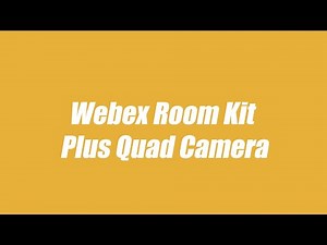 [삼양데이타시스템] Webex Room Kit Plus Quad Camera 설치가이드 영상
