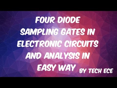 four diode sampling gates in ECA