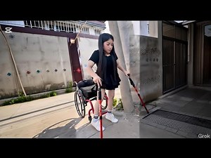 WOMAN WITH POLIO WALKS BY HERSELF 💎 | Real Beauty in Motion