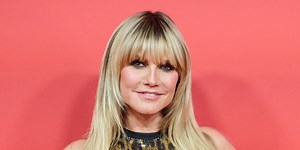 Heidi Klum Goes Pantsless in a Sheer Bedazzled Bodysuit That Plunges All the Way Down to Her Stomach