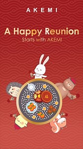 1.8K views · 18 reactions | Let the spirit of Chinese New Year shine with AKEMI, giving wishes of prosperity, togetherness, joy, blooming success, and auspicious beginnings. May this festive season unfold a year of blessings and harmony for all. #AKEMI | AKEMI | Facebook