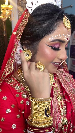Bengali Bride Look💜 | Arpitaz Makeover Touch & Academy
