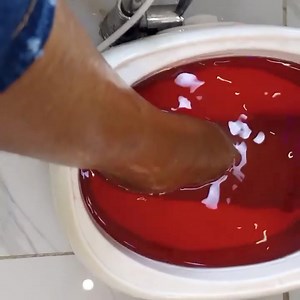 Paraffinwax Pedicure Treatment: The odourless wax derived from...