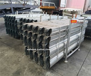 [Hot Item] Ringlock Construction Materials Steel Toe Board Horizontal Component for Scaffold Building