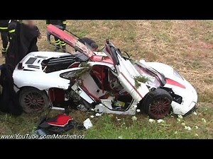 McLaren F1 Flips Over Aftermath CRASH