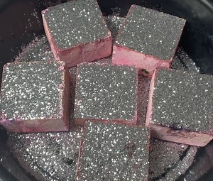 Pink Thick & Fluffy Gym Chalk Blocks | Snow Fairy ASMR