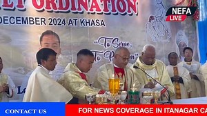4K views · 133 reactions | Catholic Youth Meet-Cum- Priestly Ordination of Luke Longkai Khampongdam at Khasa village on 14th Dec.2024 | NEFA LIVE | Facebook
