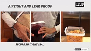 Airtight Food Storage Containers with Lids - Leak Proof Clear Kitchen Storage Containers for Pantry Organization - Stackable Snack Storage Containers - BPA-Free - 6.1Qt