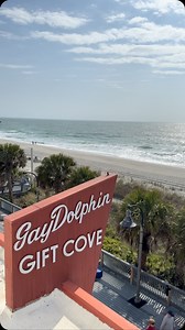 #WaveWednesday 🌊🏖️ It’s a windy day here in Myrtle Beach but the weather is looking bright!😎 #gaydolphingiftcove #myrtlebeach | Gay Dolphin Gift Cove