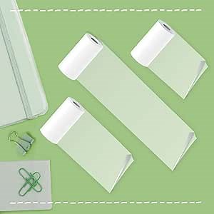 Poooliprint Semi Transparent Sticky Paper 3 Rolls 57mm Thermal Paper for Poooli Pocket Printer