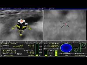 Apollo 17 Mission | Microsoft Space Simulator 1.0 [DOS]