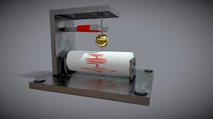Seismograph - 3D model by arloopa