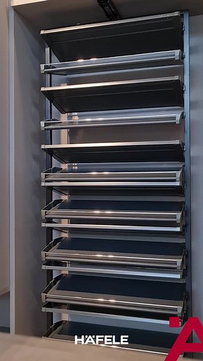 Hosting a gathering? How could we miss out on this opportunity to impress our guests? All thanks to the Hafele Pull Out Shoe Rack that is not only gorgeous looking in mocca but also: ✔️Efficiently functional with a 180° spin ✔️Stores twice as many shoes ✔️Retains ease of access Go on, you can now subtly flex your shoe collection perfectly😉. Connect with us: https://linktr.ee/hafelesg Häfele [Germany 1923 | Singapore 1988] #thefirst100years #sg35years #interzum #tradefair #hafelesg #hafelesingap