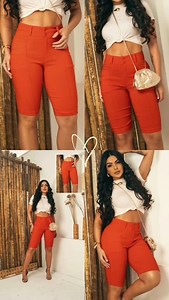 A bermuda modelo ciclista ganha cada vez mais espaço em looks que imprimem praticidade, conforto e muito estilo. Inspire-se e insira essa peça tão em alta em produções com muita autenticidade! | Donnabella Store