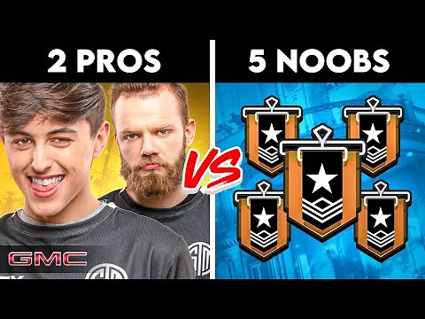 Rainbow Six Siege Pros Vs Noobs | TSM R6