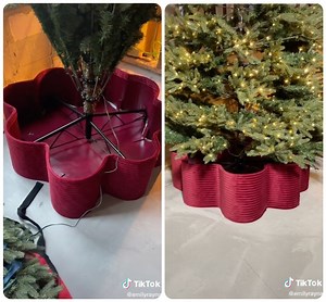 This DIY Tree Collar May Even Be Prettier Than Your Christmas Tree - Hunker