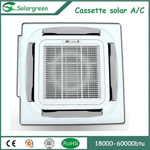 [Hot Item] Certified Ceiling Cassette 9000-24000BTU Hybrid Solar Air Conditioner