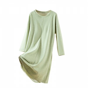 Enridrech Womens Flannel Nightgowns Warm Sleepwear Long Sleeve Nightshirts Loungewear Fall Winter Pajamas