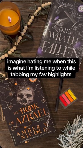 Smut Slut Sisters on Instagram: "We will NEVER shut up about the Gods and Monsters series by @amber.v.nicole 🗡️🖤🔥 if you haven’t read it yet, what are you waiting for?! We are so grateful to be gifted an ARC of The Book of Azrael: Deluxe Limited Edition! Available Nov 25th in print where books are sold, including in brick-and-mortar retailers like Target, B&N, and independent bookstores. #AmberVNicoleFeralReaders #BookOfAzrael #GodsAndMonstersSeries #AmberVNicole #samkiel #bookstagram #darkro