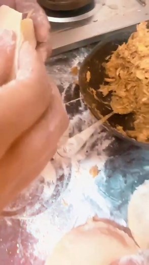 Half moon pie🌺our best selling shacks #snake #chicken #homemade #foodlover #deliciousfood | Pure Homemade catering