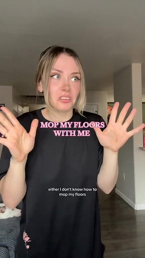 How often do you mop？ I am too lazy to do it everyday 🤣 #cleantok | Saige Bernal