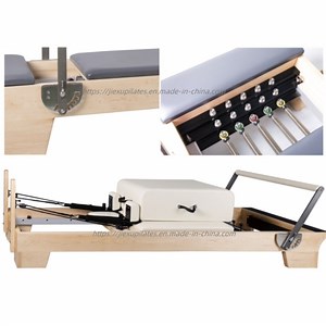 [Hot Item] Fitness Equipment Classical Wooden Multifunction Pilates Reformer