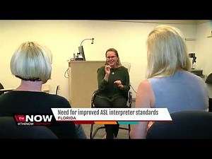 Need for improved ASL interpreter standards
