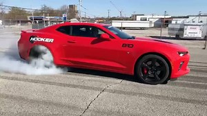 Thank goodness it's Tire Fryday! We felt the Hooker Headers 6th Gen Camaro was overdue for a good flogging! The Holley Intech Cold Air Intake and Hooker Blackheart Exhaust assisted in boiling these stock Michelin tires! | Holley