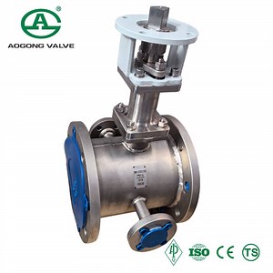 [Hot Item] Ss 316 High Temperature SS304 API 6D Insulation Jacket Flange Control Valve