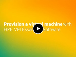 HPE VM Essentials Softwareを使用した仮想マシンのプロビジョニング