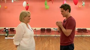 Nancy Grace and partner Tristan McManus take their first stab at the Cha Cha! Not too shabby, Team #MacGrace! | Dancing with the Stars