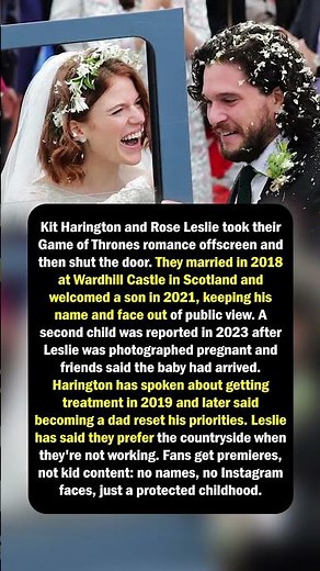 Kit Harington & Rose Leslie’s Privacy Rule