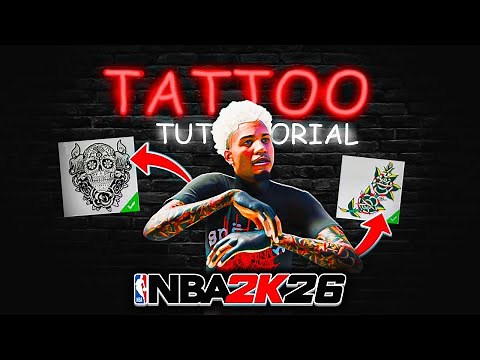 BEST TATTOO TUTORIAL IN NBA2K26! COMP TATTOOS 2K26! BEST ADVANCED TATTOO TUTORIAL!