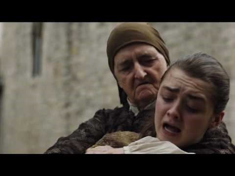 Arya gets stabbed by the Waif - Game of Thrones S06E07