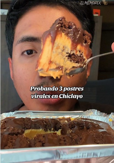 Probando 3 Postres Virales en Chiclayo