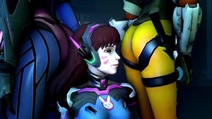 Tracer and widowmaker face farting animation