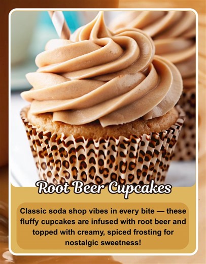 2.8K views · 33 reactions | 療 Root Beer Cupcakes A fun and fizzy...