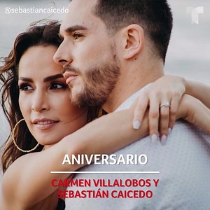 💘 Carmen Villalobos y Sebastian Caicedo celebraron 12 años de relación y un año de casados. Disfruta algunos de sus mejores momentos ❤️ ¡Qué viva el amor! ¿Dónde están los fans de esta hermosa pareja? ✋🏻 #Historias | Telemundo