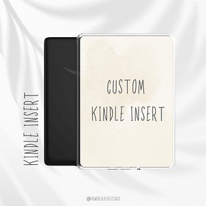 Custom Kindle Insert - Etsy.de