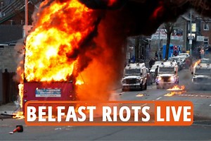 Belfast riots LIVE - Seven cops hurt after petrol bomb attacks and bus hijack