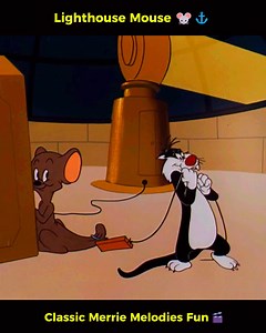 Lighthouse Mouse 🐭⚓ Sylvester’s Sea-Side Slip-Up! Merrie Melodies Classic | All About Cartoon