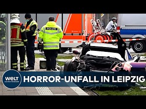 HORROR-UNFALL in Leipzig: Autofahrer rast in Fußgängergruppe - drei Tote!