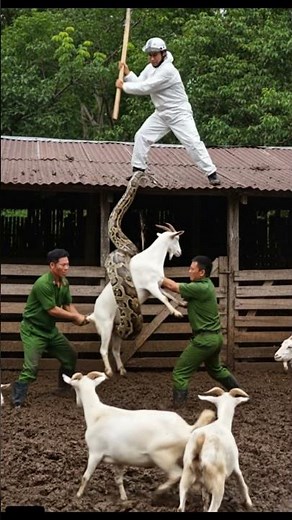 Giant Python Attack The Impossible Goat Rescue