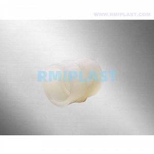 [Hot Item] PVDF Plastic Fitting White Female Coupler of Socket Fusion Pipe Fittings Adapter Coupling by DIN Pn16 for Industrial