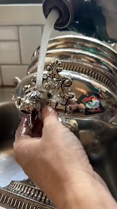 11K views · 295 reactions | Send this to the person you had to polish silver with! This hot water dispenser cleans up SO beautifully, I can’t even handle it. #diy #silver #vintagestyle #antique #waterdispenser | Lauren's Handmade Home | Facebook
