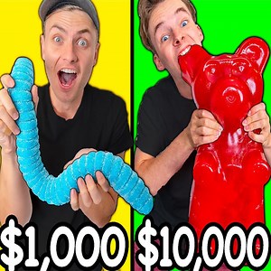 I Challenged my Friends to Eat the Biggest Gummy Bear In The World! 😱 | Carter Sharer