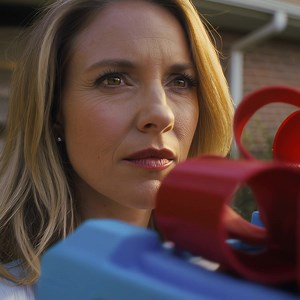 My parents sent my son a massive Lego set for his elementary school graduation in Indianapolis; he was beaming, then suddenly froze, pointing at a corner under the plastic: “Mom, what is this?” I leaned in—my heart dropped, but I still had to smile it off, then quietly took it into the room and cut the seal… and 48 hours later, 911 sirens were at their door. And in that moment, I was still standing in the backyard, music from a Bluetooth speaker blending with the crinkle of wrapping paper and th